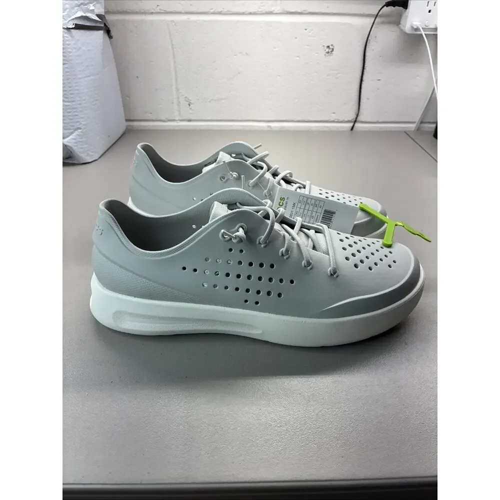 New Crocs Men’s 12 LiteRide Inmotion Pacer Sneaker Gray Shoes 210831-1MK Comfort